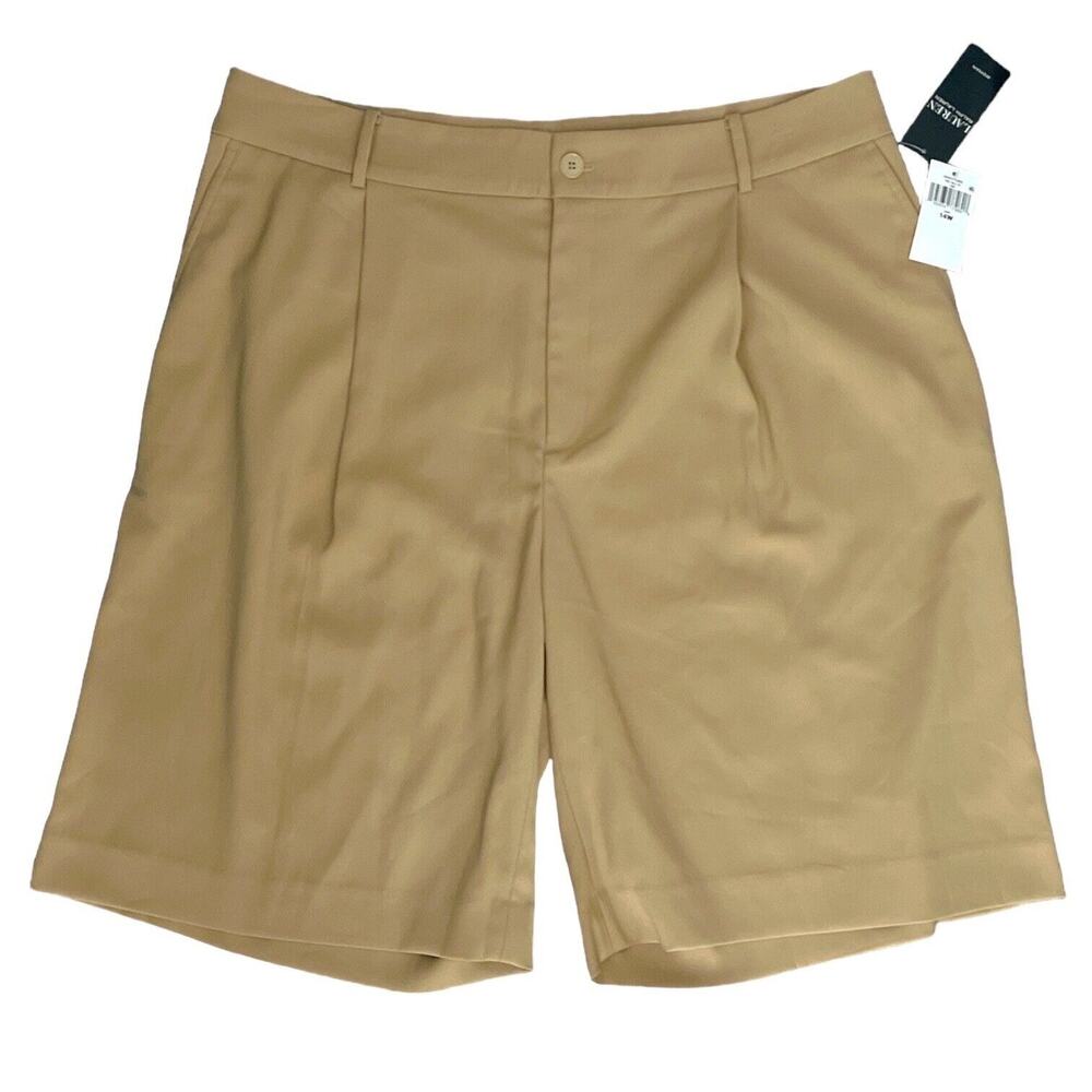 Ralph Lauren Woman Womens Size 14W 14+ Black Label Tan Shorts NWT